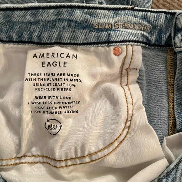 American Eagle Outfitters Slim Straight Jeans size 36x30 - Picture 5 of 6